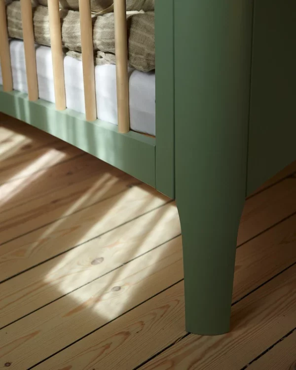 Troll Nursery dječiji krevetić Wave 120x60cm - Light Green/Wax - Image 13