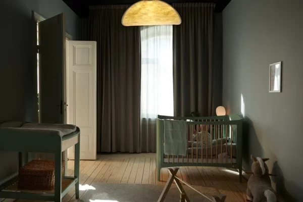 Troll Nursery dječiji krevetić Wave 120x60cm - Light Green/Wax - Image 11