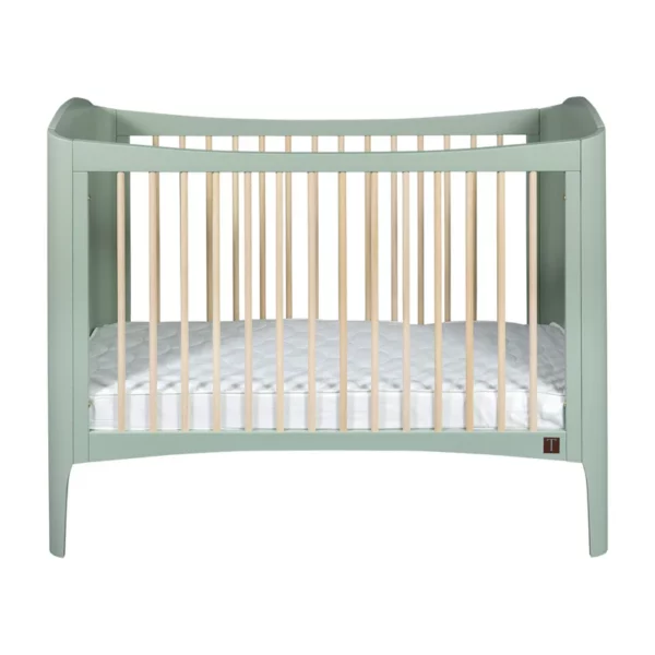 Troll Nursery dječiji krevetić Wave 120x60cm - Light Green/Wax - Image 2
