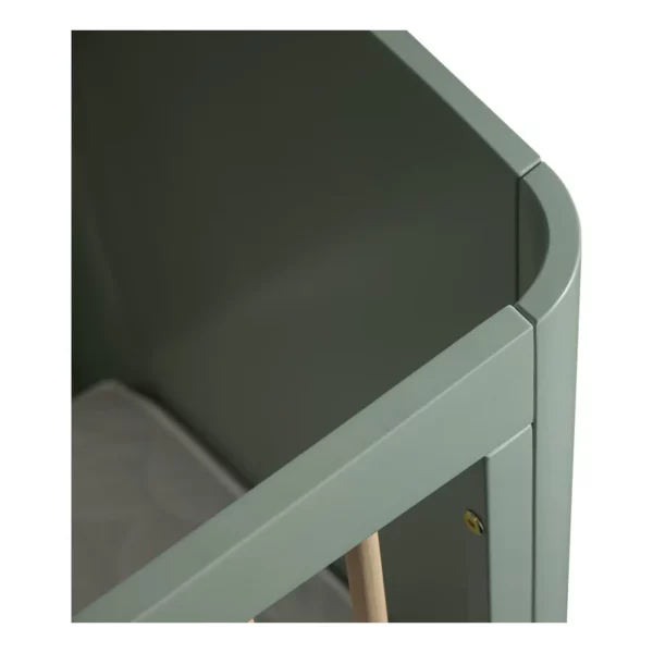 Troll Nursery dječiji krevetić Wave 120x60cm - Light Green/Wax - Image 4