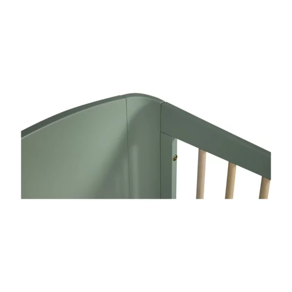 Troll Nursery dječiji krevetić Wave 120x60cm - Light Green/Wax - Image 5