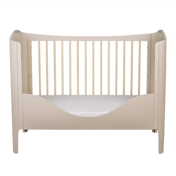 Troll Nursery zaštitna ograda za dječiji krevetić Wave Junior 120x60cm - Sand - Image 1