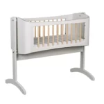 Troll Nursery ljuljajuća kolijevka Wave - White/Wax