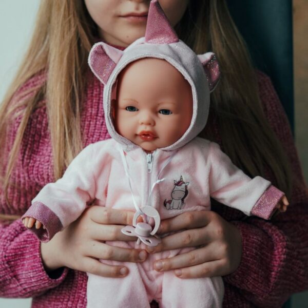 Antonio Juan lutka Bimba u mekanom kostimu jednoroga 37 cm - Image 2