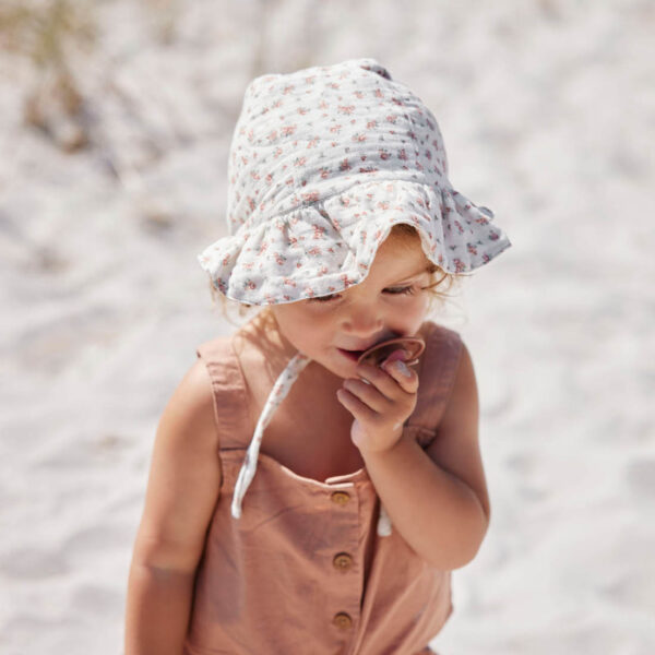 Elodie Bonnet kapica za bebe sa UV zaštitom - Autumn Rose - Image 2