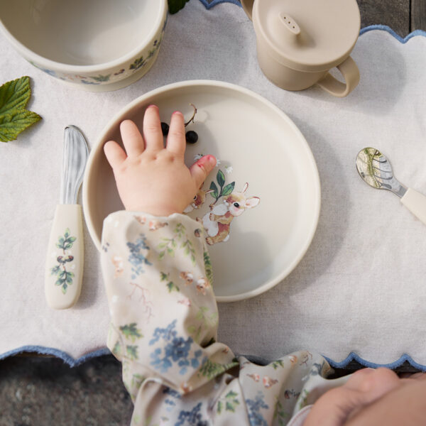 Elodie Set silikonski tanjir, nož i viljuška - Bunny Darling - Image 4