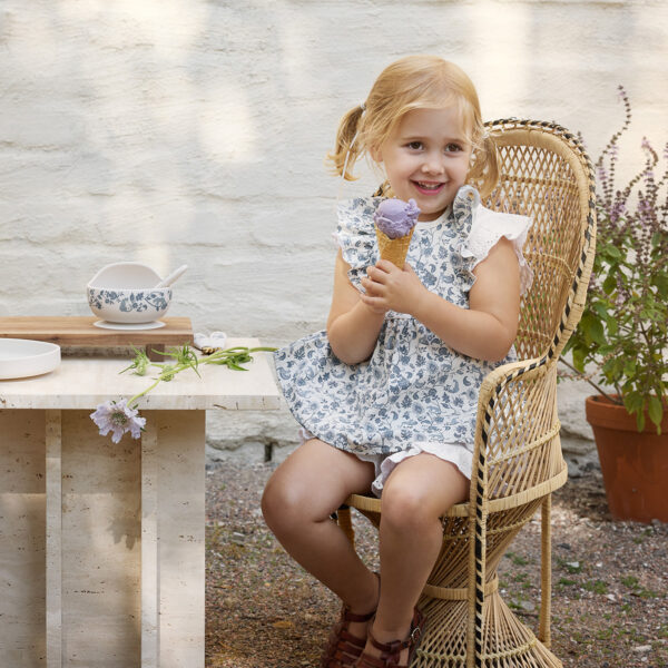 Elodie Set silikonska zdjelica i kašikica – Garden Leo Toile - Image 3