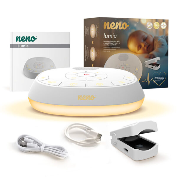 Neno Lumia 3u1 Aparat za bijeli šum, noćno svjetlo i snimanje otkucaja srca - Image 5