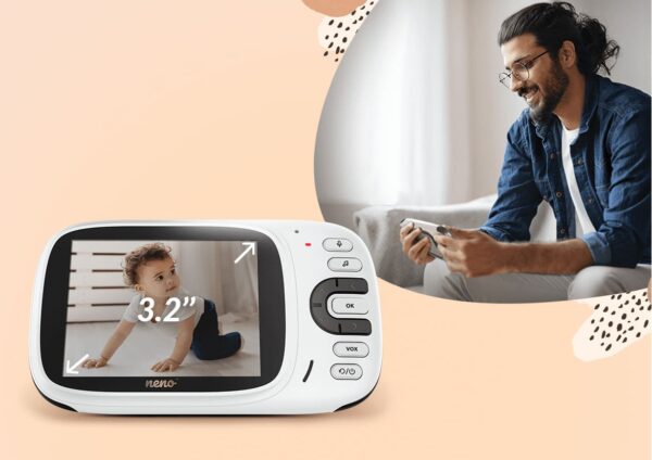 Neno Vera bežični baby monitor s kamerom i ekranom 3.2” - Image 9