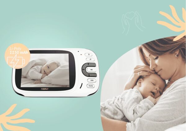 Neno Vera bežični baby monitor s kamerom i ekranom 3.2” - Image 7