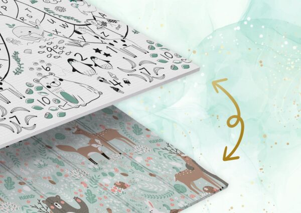 Neno Mondo – EEVAA 2u1 dvostrana podloga za igru (200×150 cm) - Image 20