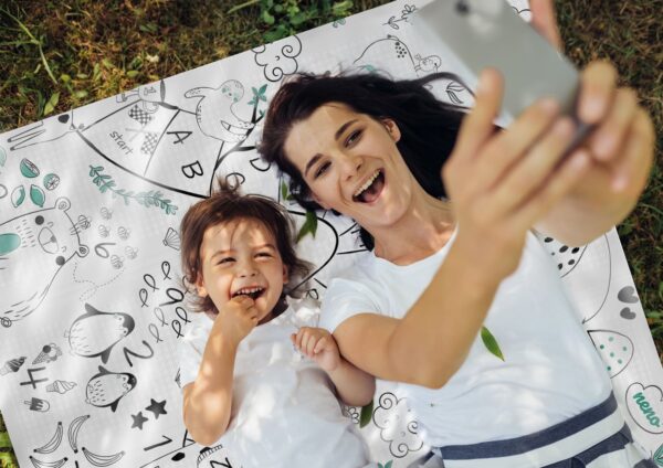 Neno Mondo – EEVAA 2u1 dvostrana podloga za igru (200×150 cm) - Image 2