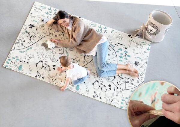 Neno Mondo – EEVAA 2u1 dvostrana podloga za igru (200×150 cm) - Image 16