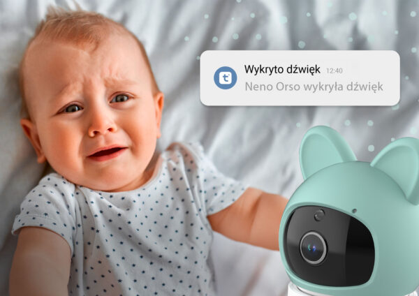 Neno Orso Profesionalni Wi-Fi IP baby monitor (Full HD, Tuya Smart) - Image 3