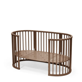 Stokke Sleepi Krevetić Mini V3 Warm Brown + Ekstenzija za Krevet Bed Extension V3 Warm Brown