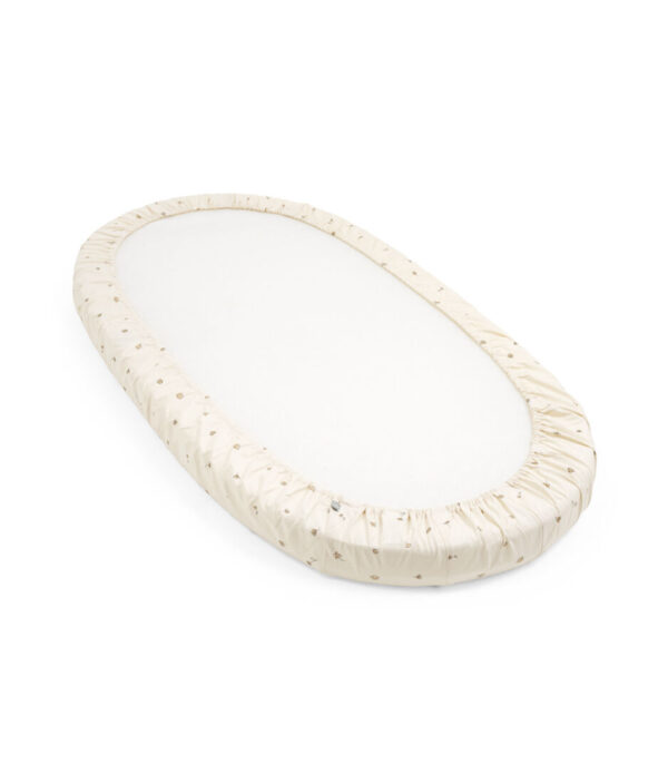 Stokke Sleepi Prekrivač (čaršaf) za krevet – Bed Fitted Sheet Flower Ecru V3 OCS - Image 3
