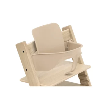 Stokke Tripp Trapp Hranilica Stolica + GRATIS Ogradica Baby Set - Oak Natural/Natural