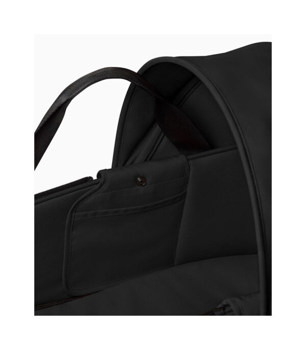 YOYO 2 - YOYO BASSINET - CLOSE UP - POCKET - BLACK- WEB_eCom Stokke YOYO³ košara newborn shell – Black - Image 5