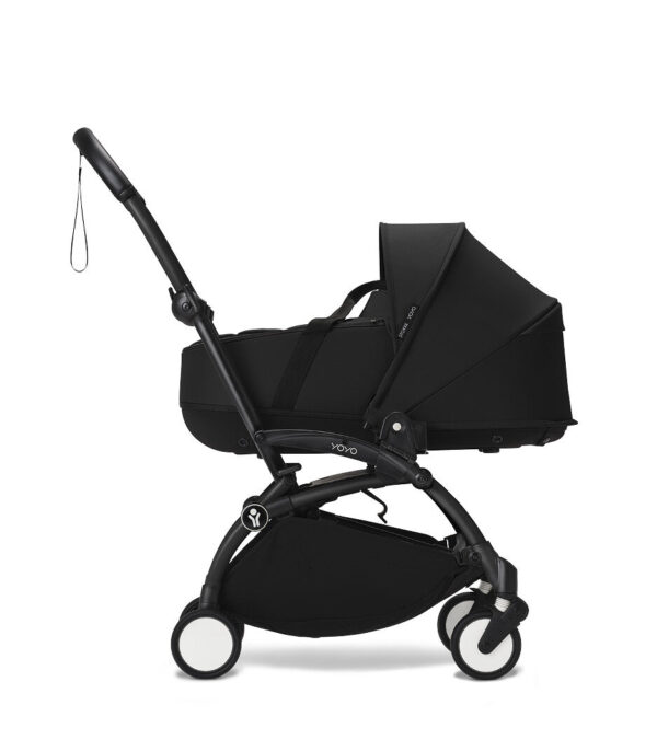 YOYO3_NewbornShell_Black_BlackFrame_Profile_0182 Stokke YOYO³ košara newborn shell – Black - Image 7