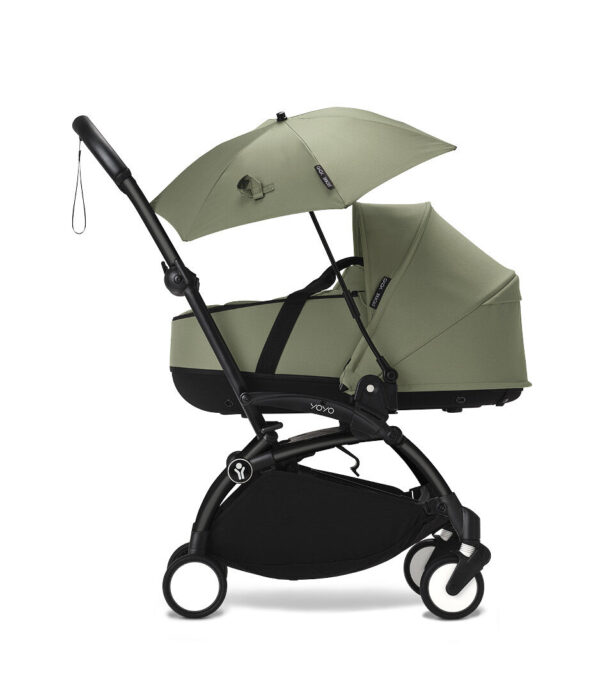 YOYO3_NewbornShell_Olive_BlackFrame_Profile_Parasol_0196 Stokke YOYO³ Suncobran - Olive - Image 3