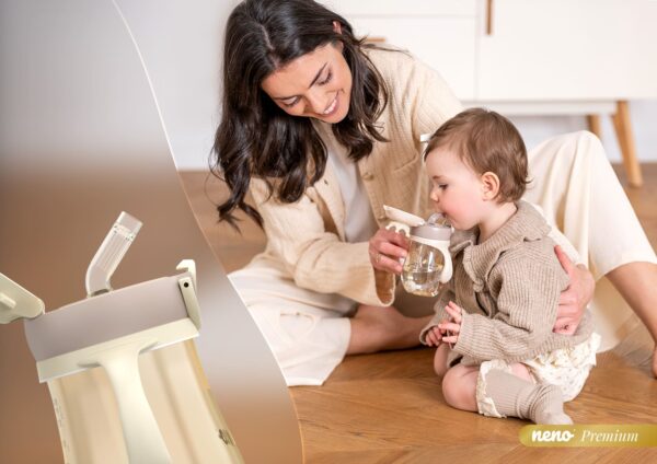 Neno Mio2 Bočica sa slamkom i ručkama 280ml - Cream - Image 5