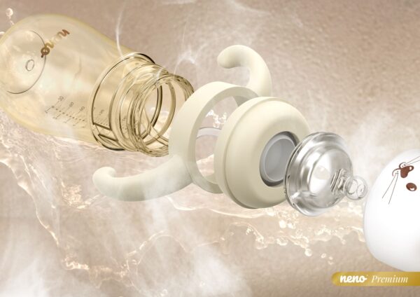 Neno Anti-colic, 3u1 smart Mio Flašica za Bebe BPA Free 300ml - Brown - Image 8