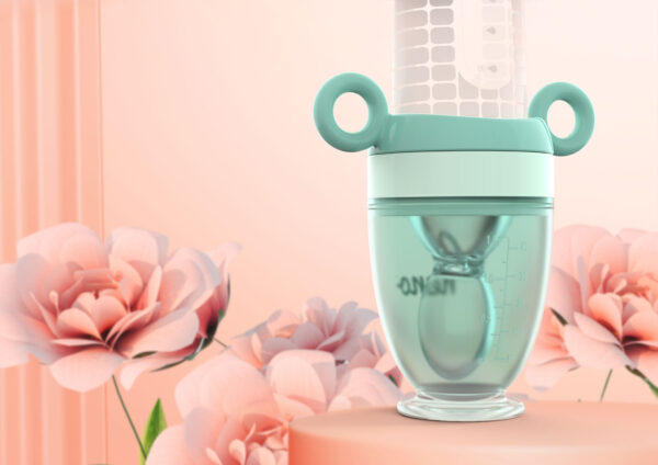 Neno Gusto – 2u1 Silikonska kašikica i cucla za voće i kašice - Image 3