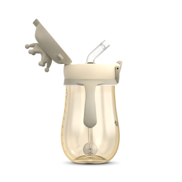 Neno Mio2 Bočica sa slamkom i ručkama 280ml - Brown - Image 16