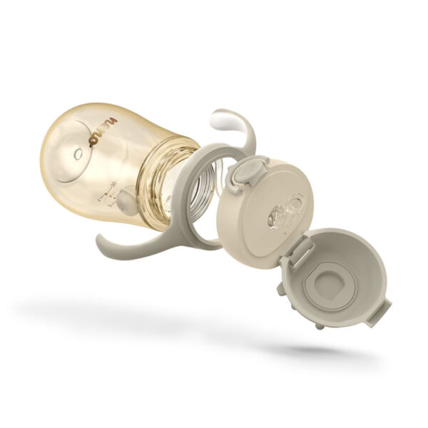 Neno Mio2 Bočica sa slamkom i ručkama 280ml - Brown - Image 11