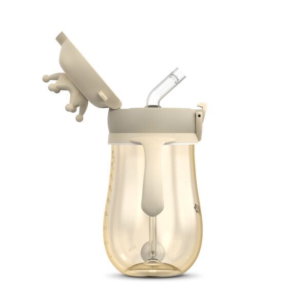 Neno Mio2 Bočica sa slamkom i ručkama 280ml - Cream - Image 14