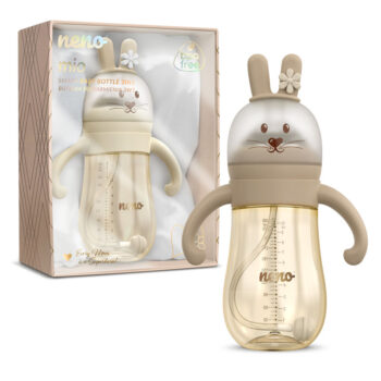 Neno Anti-colic, 3u1 smart Mio Flašica za Bebe BPA Free 300ml - Brown
