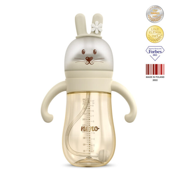 Neno Anti-colic, 3u1 smart Mio Flašica za Bebe BPA Free 300ml - Cream - Image 9