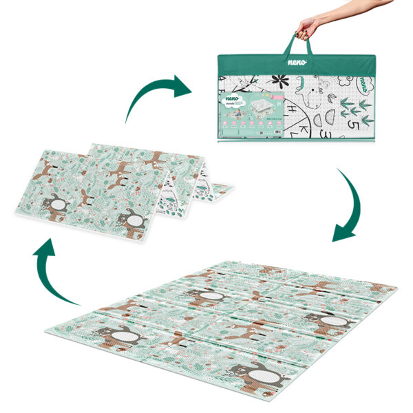 Neno Mondo – EEVAA 2u1 dvostrana podloga za igru (200×150 cm) - Image 11