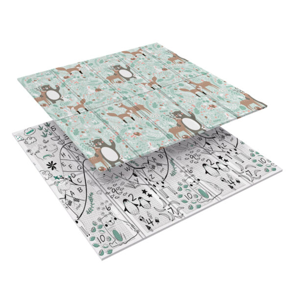Neno Mondo – EEVAA 2u1 dvostrana podloga za igru (200×150 cm) - Image 1
