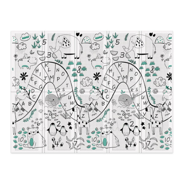 Neno Mondo – EEVAA 2u1 dvostrana podloga za igru (200×150 cm) - Image 9