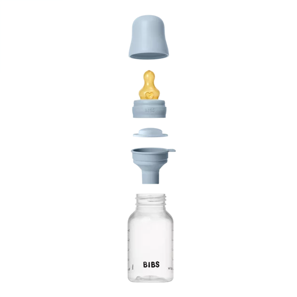 BIBS flašica Round latex 150ml Baby blue - Image 4