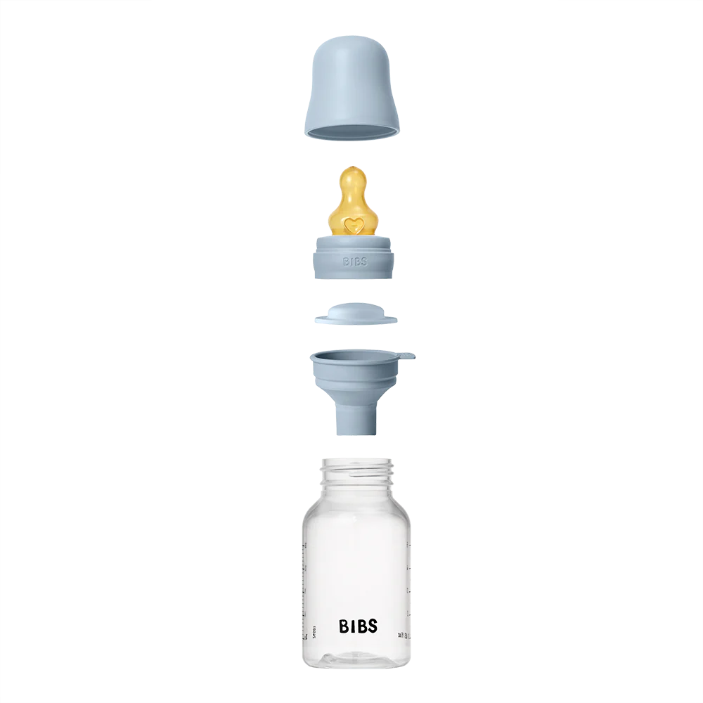 BIBS flašica Round latex 150ml Baby blue - Image 4
