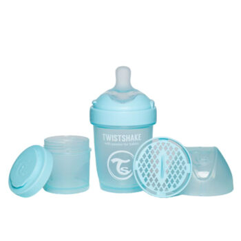 Twistshake Pro Double Anti-Colic flašica 180ml, 0m+ Pastel Blue