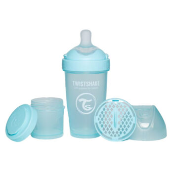 Twistshake Pro Double Anti-Colic flašica 260ml, 0m+ Pastel Blue
