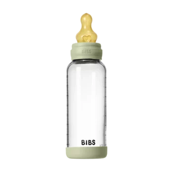 BIBS Staklena flašica set 240 ml Sage