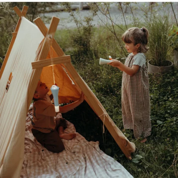 FLASHLIGHT-GR-09 Kidywolf KIDYFLASHLIGHT 3-u-1 Multifunkcionalna dječija lampa Blue - Image 2