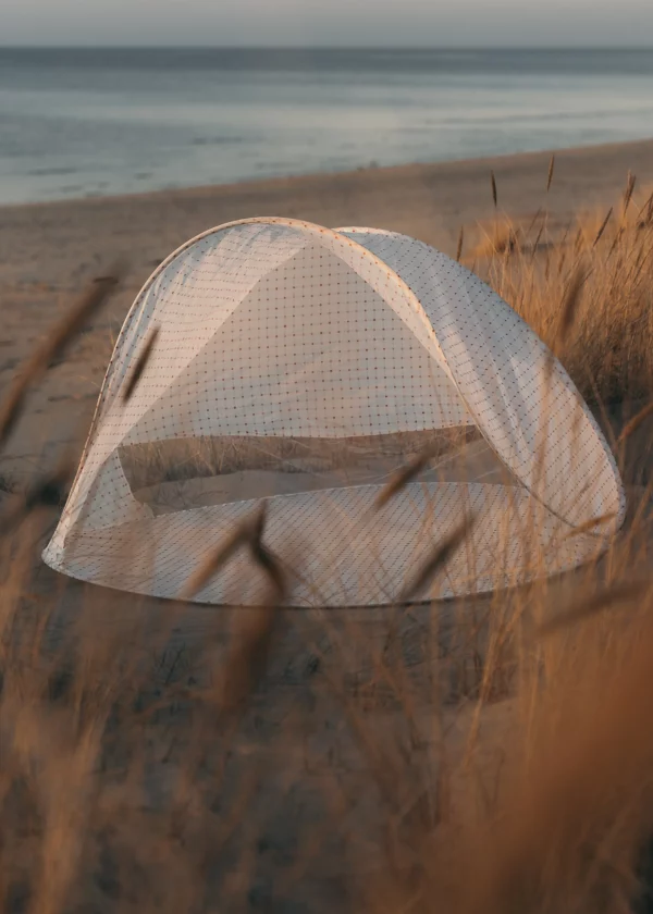 Zaštitni šator za bebe i djecu UV 50+ Organic Squares (⌀145×80cm) - Image 4