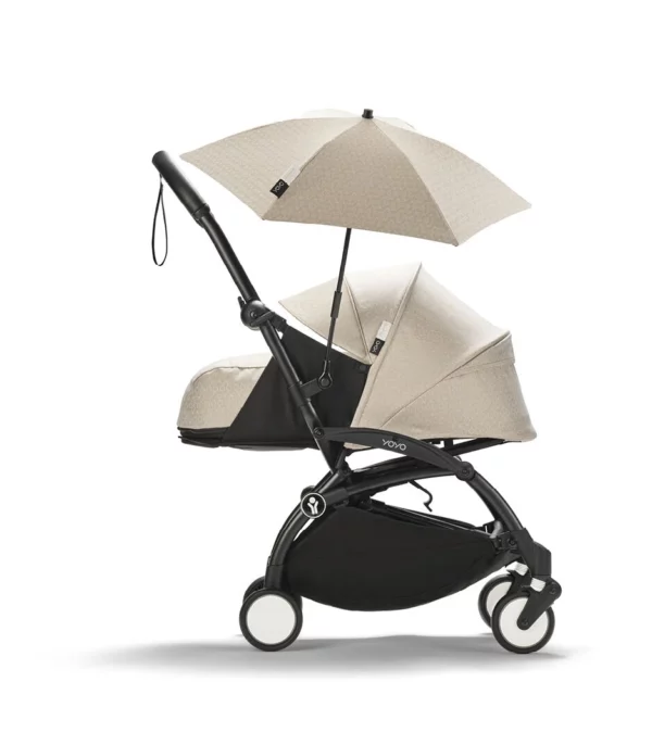 YOYO3_0PLUS_BlackFrame_BonpointBeige_Parasol_250128-10_eCom Stokke YOYO³ Suncobran - Bonpoint Beige - Image 3