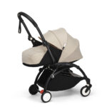 Stokke YOYO³ kolica i sklopiva košara – Black/Bonpoint Beige