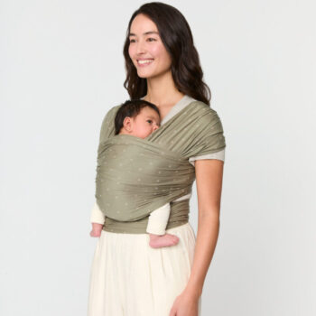 Ergobaby Aura marama, Sustainable Knit Olive Diamonds (0-12 mj.)