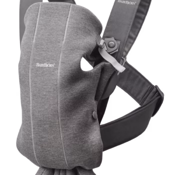 BabyBjörn Nosiljka za bebe Mini - Dark Grey, 3D Jersey