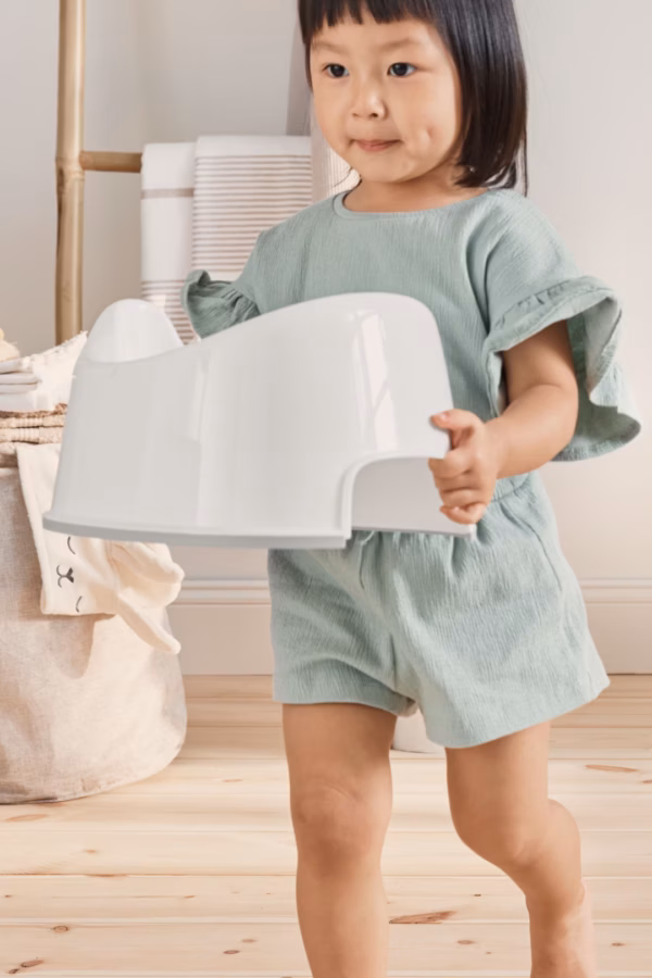 051221_04 BabyBjörn tuta Smart Potty, White/Gray - Image 4
