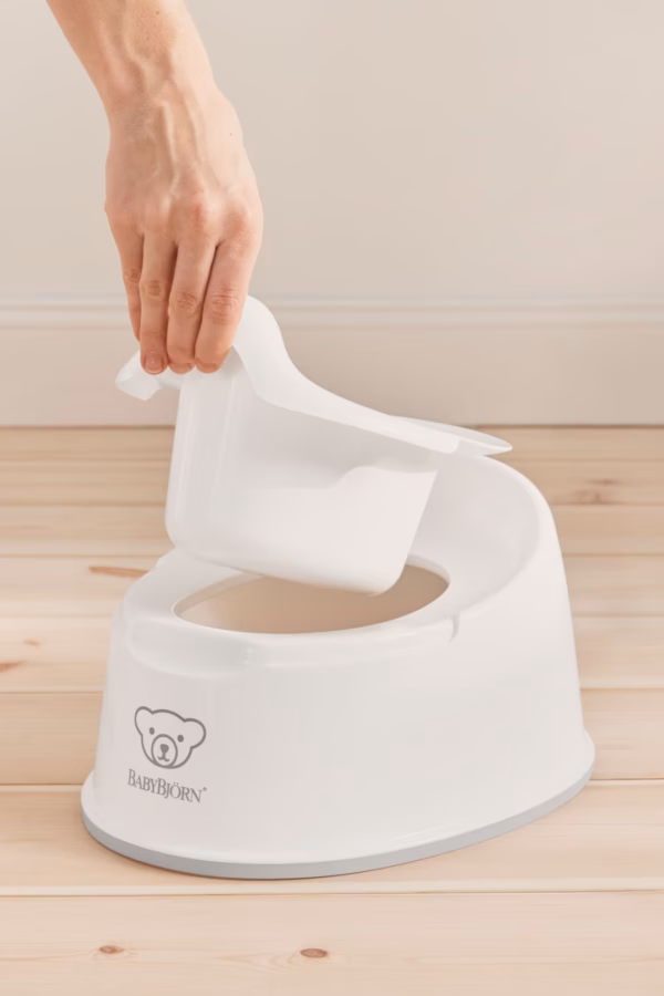 051221_10 BabyBjörn tuta Smart Potty, White/Gray - Image 10