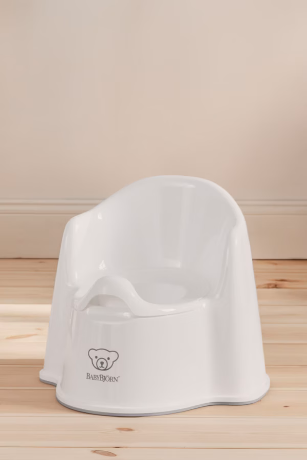 055221_05 BabyBjörn tuta Potty Chair, White/Grey - Image 5