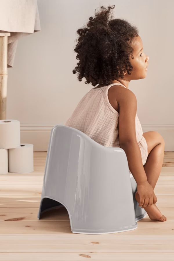 BabyBjörn tuta Potty Chair, Grey/White - Image 4